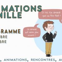Animations Famille - Programme novembre / décembre