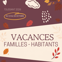 Programme Vacances Toussaint 2026
