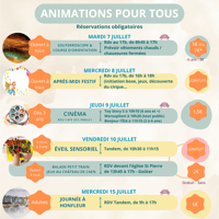 Programme Vacances été 2026
