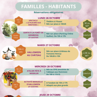 Programme Vacances Toussaint 2026