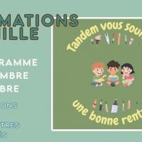 Programme animations Famille septembre octobre