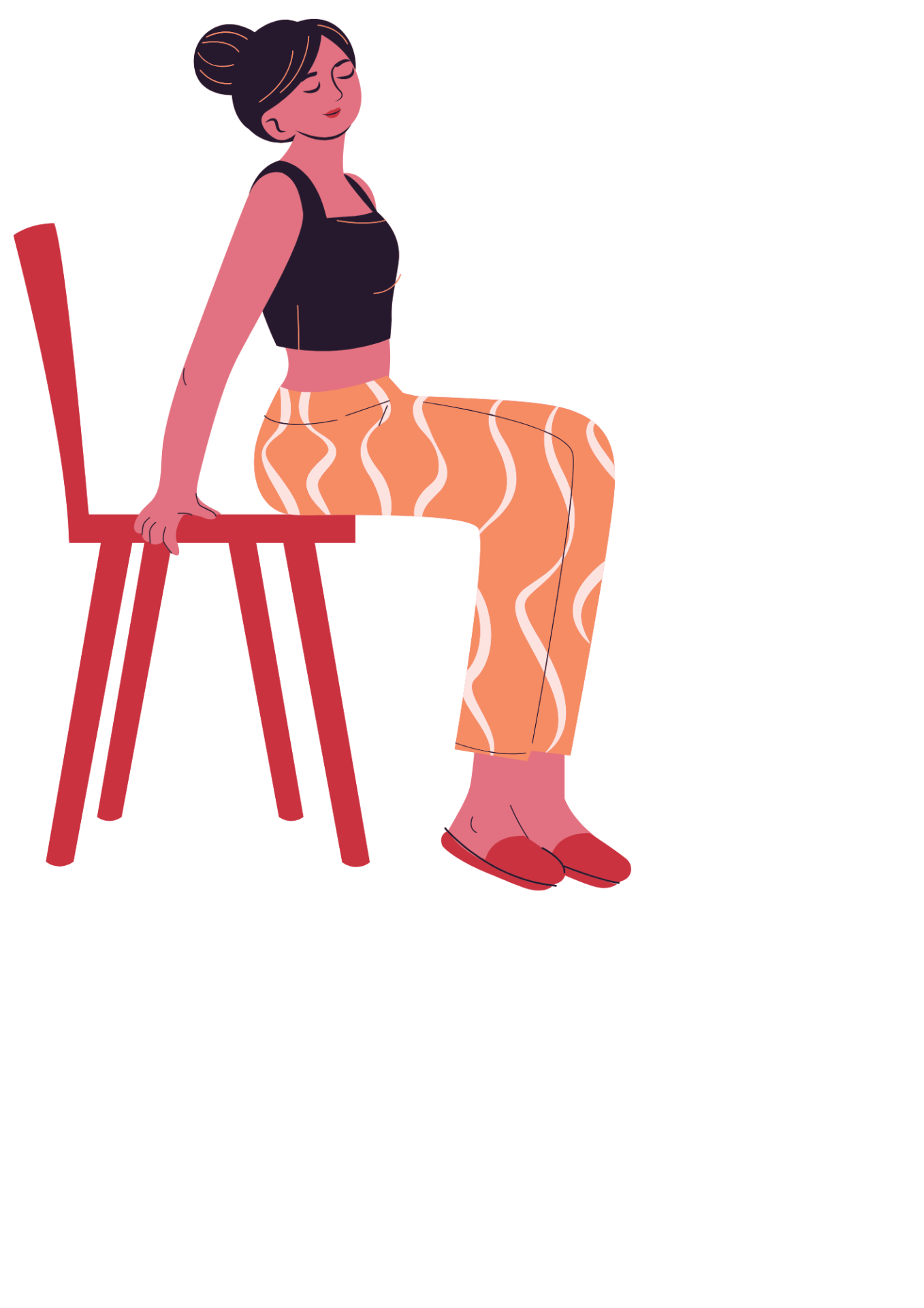 Yoga sur chaise